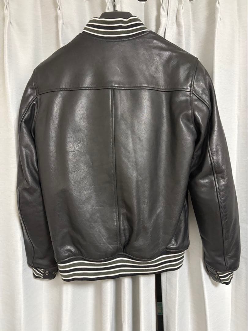 ★お値下げしました　Helstons College オートバイレザージャケット