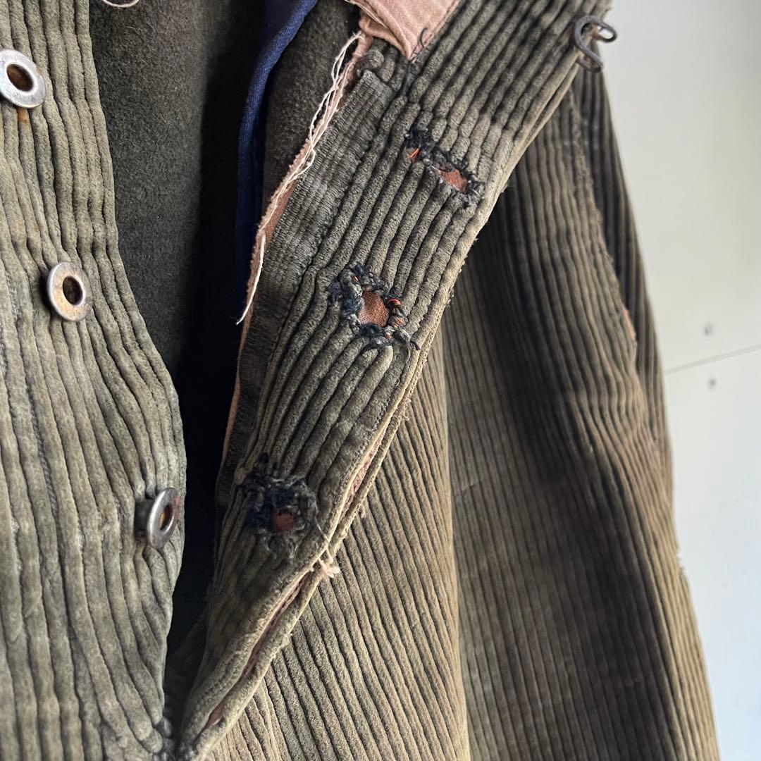 30s 40s モンサンミッシェル コーデュロイパンツ ヴィンテージ 古着