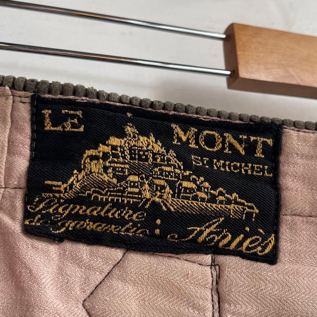 30s 40s モンサンミッシェル コーデュロイパンツ ヴィンテージ 古着