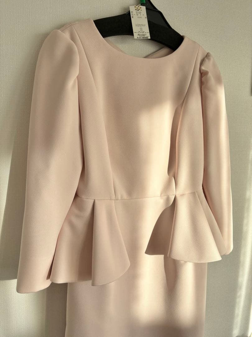 CELFORD セルフォード ロングスリーブペプラムタイトワンピース 34