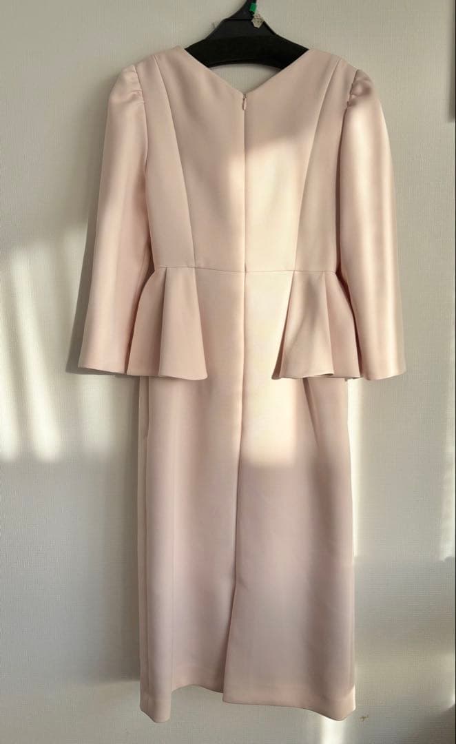 CELFORD セルフォード ロングスリーブペプラムタイトワンピース 34