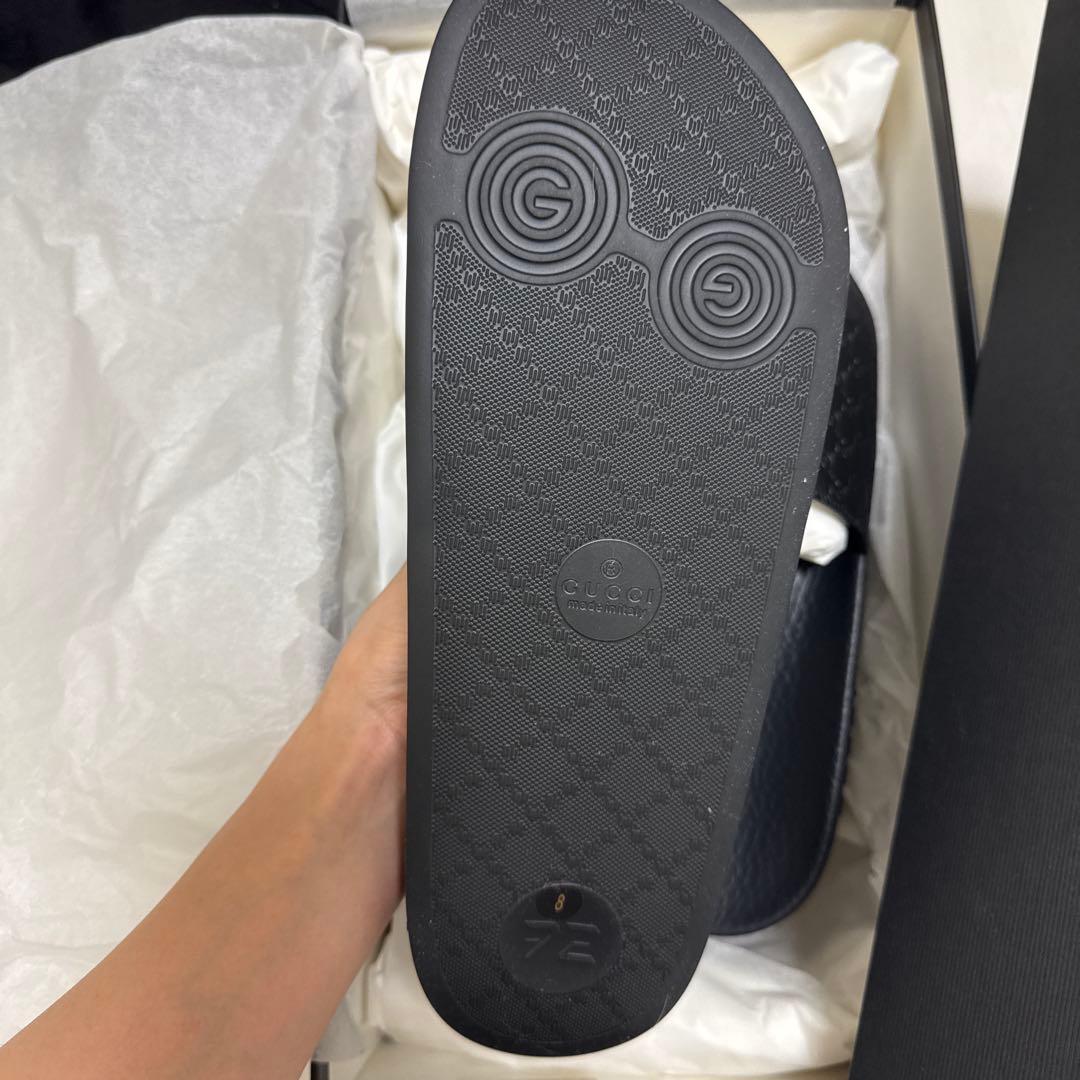 GUCCI ブラック サンダル　シティサンダル