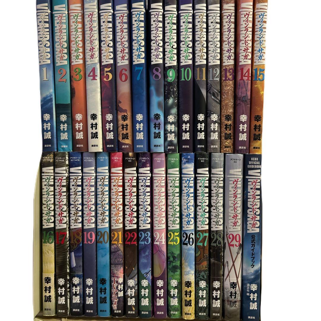 [全初版] ヴィンランド・サガ 公式ガイドブック付き 全30巻セット 幸村誠