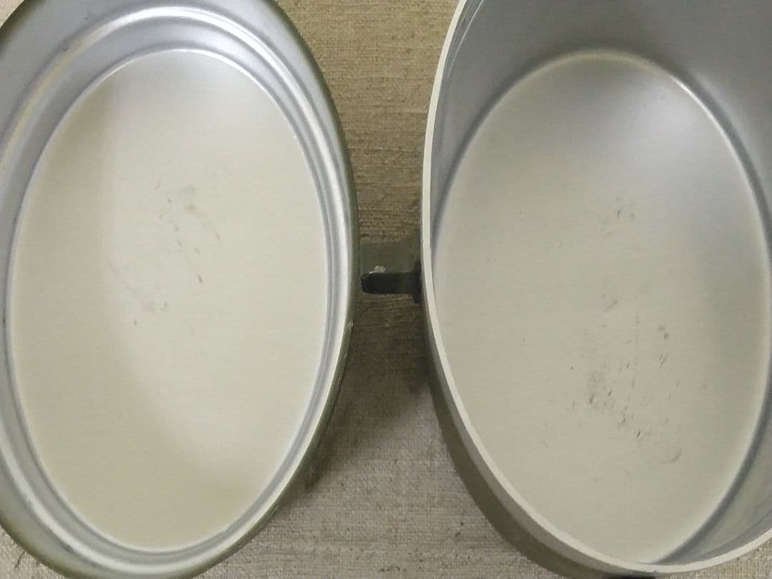 USED スウェーデン軍アルミ製飯盒セット(ボトル無し) B