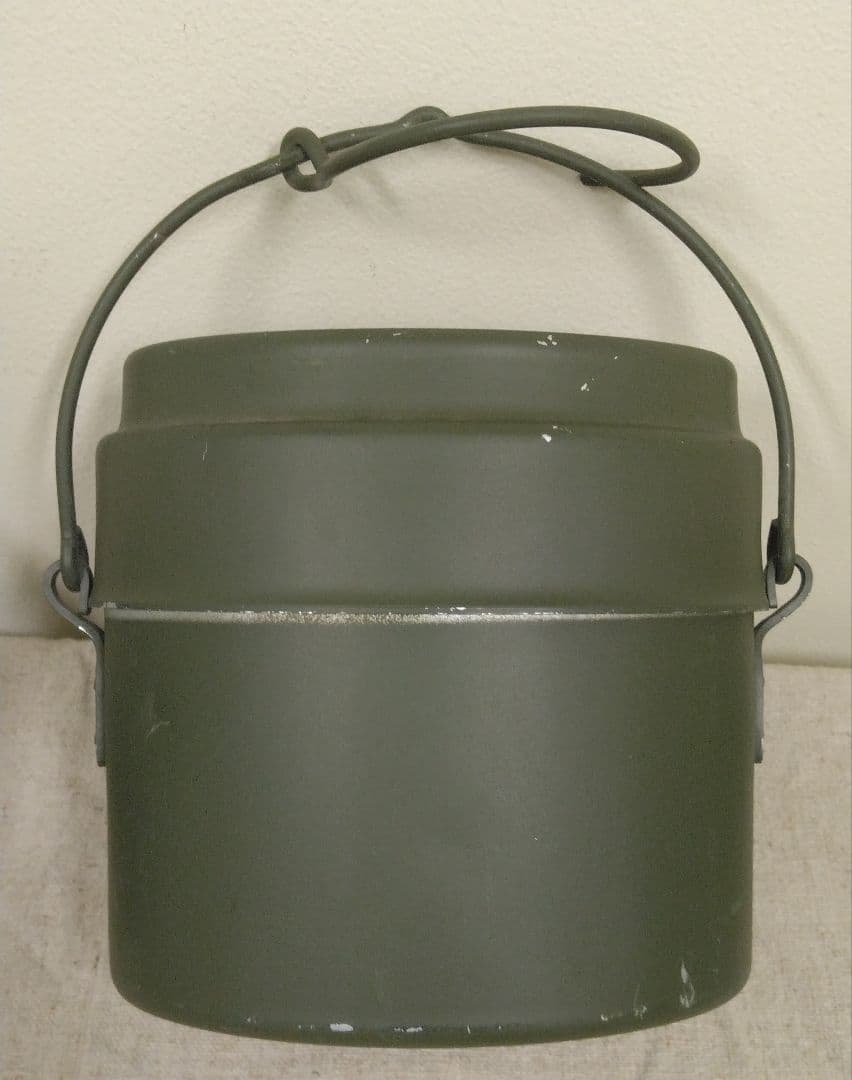 USED スウェーデン軍アルミ製飯盒セット(ボトル無し) B