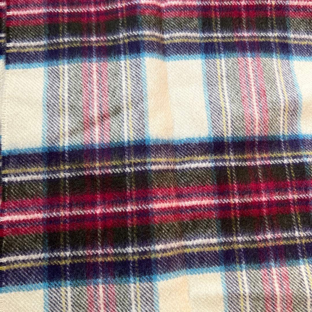 Johnstons ジョンストンズ カシミヤ100% チェック マフラー