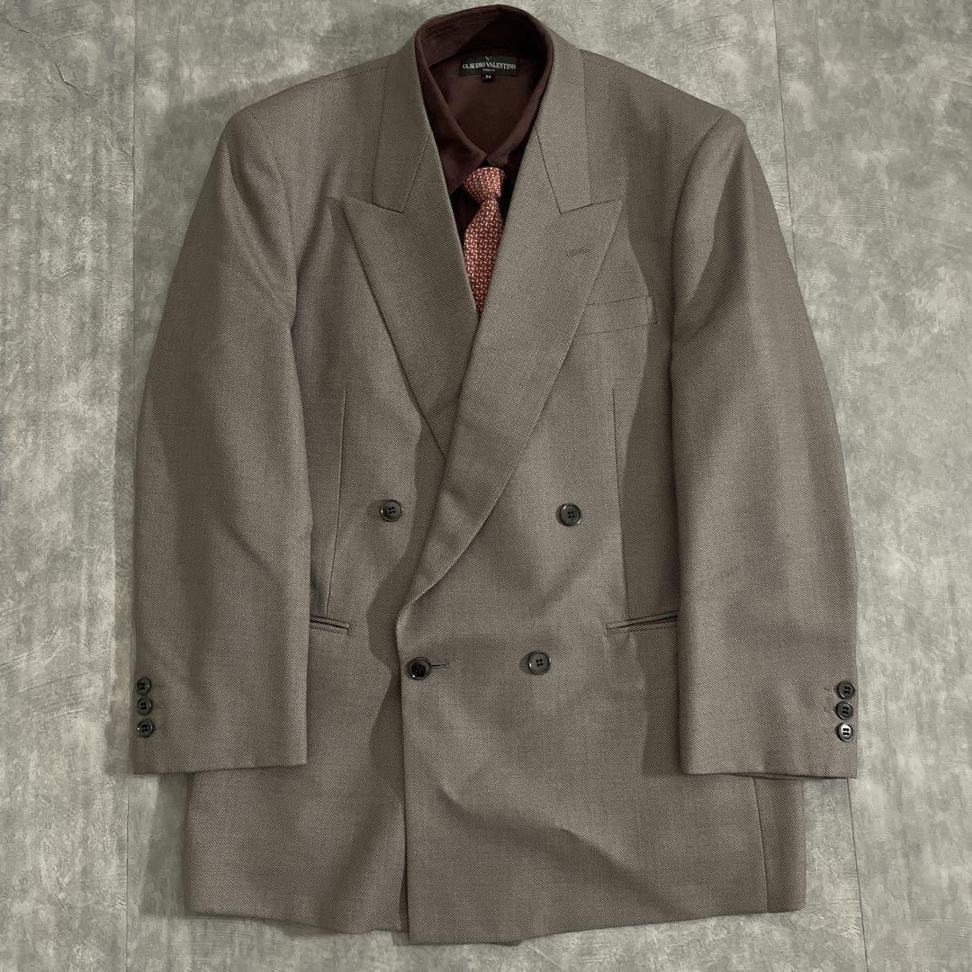 YSLヴィンテージネクタイ × ダブルスーツ 成人式卒業式に映える上品クラシック