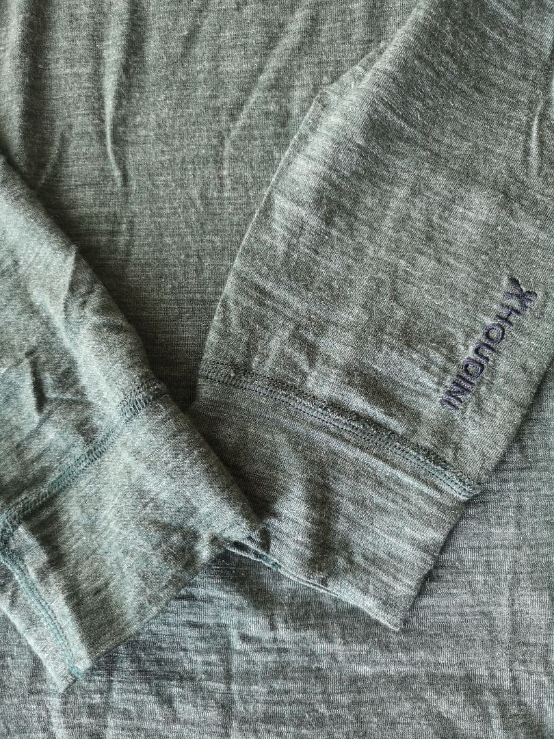 美品 フーディニ acrivist crew メリノウール LS メンズMサイズ