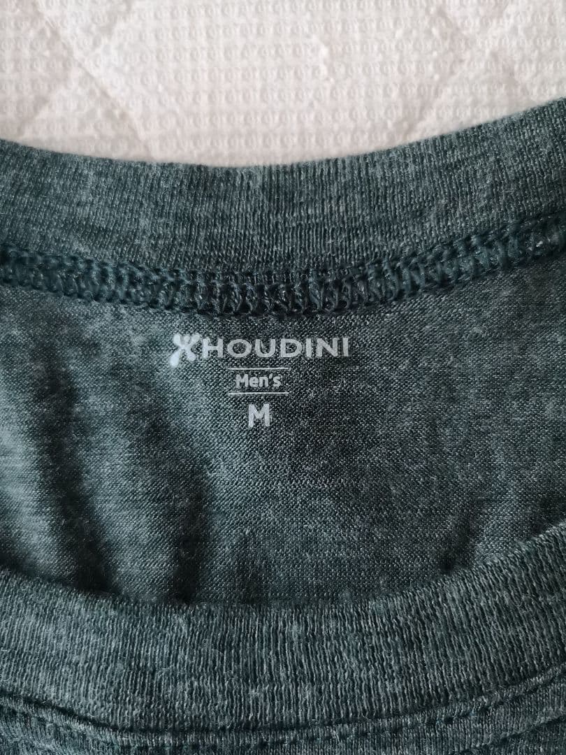 美品 フーディニ acrivist crew メリノウール LS メンズMサイズ