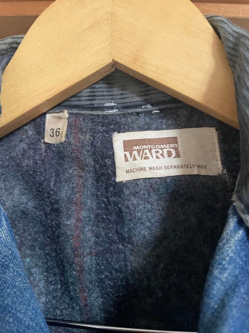 MONTGOMERY WARD デニムカバーオール 36