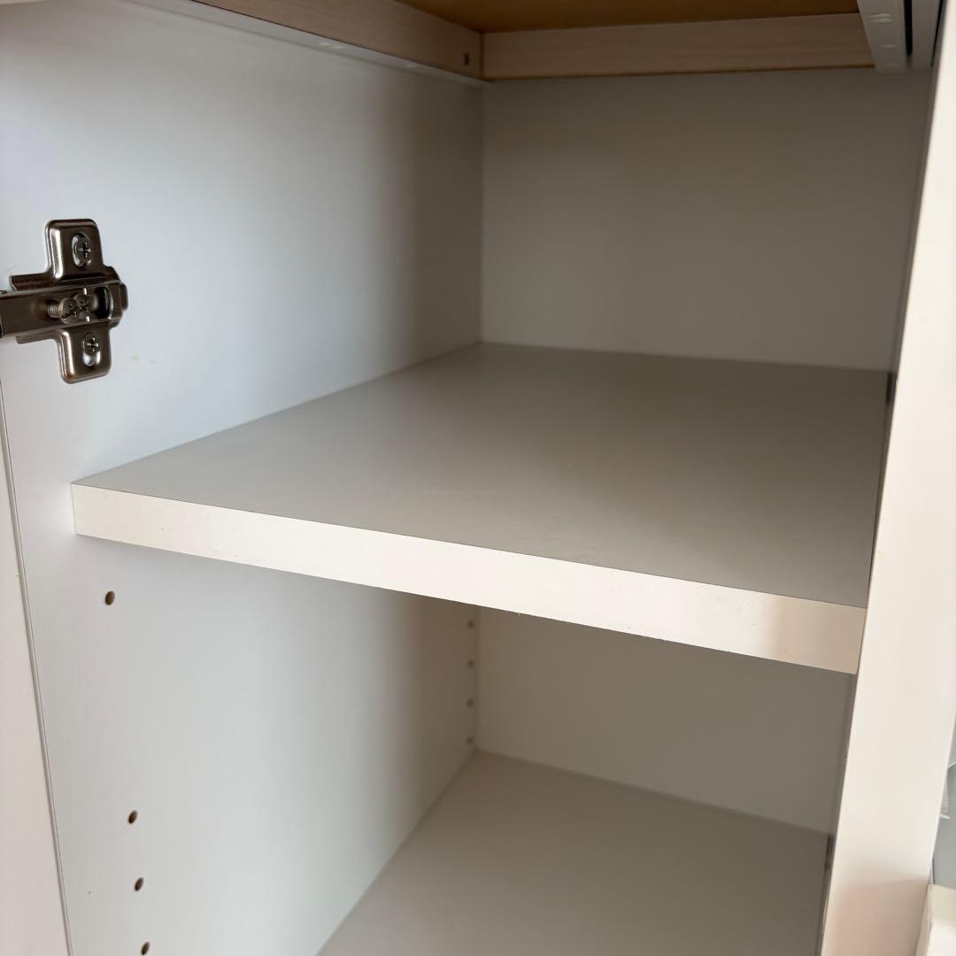 【即日発送】セルシナ カップボード ホワイト　レンジ台　食器棚　シンプル