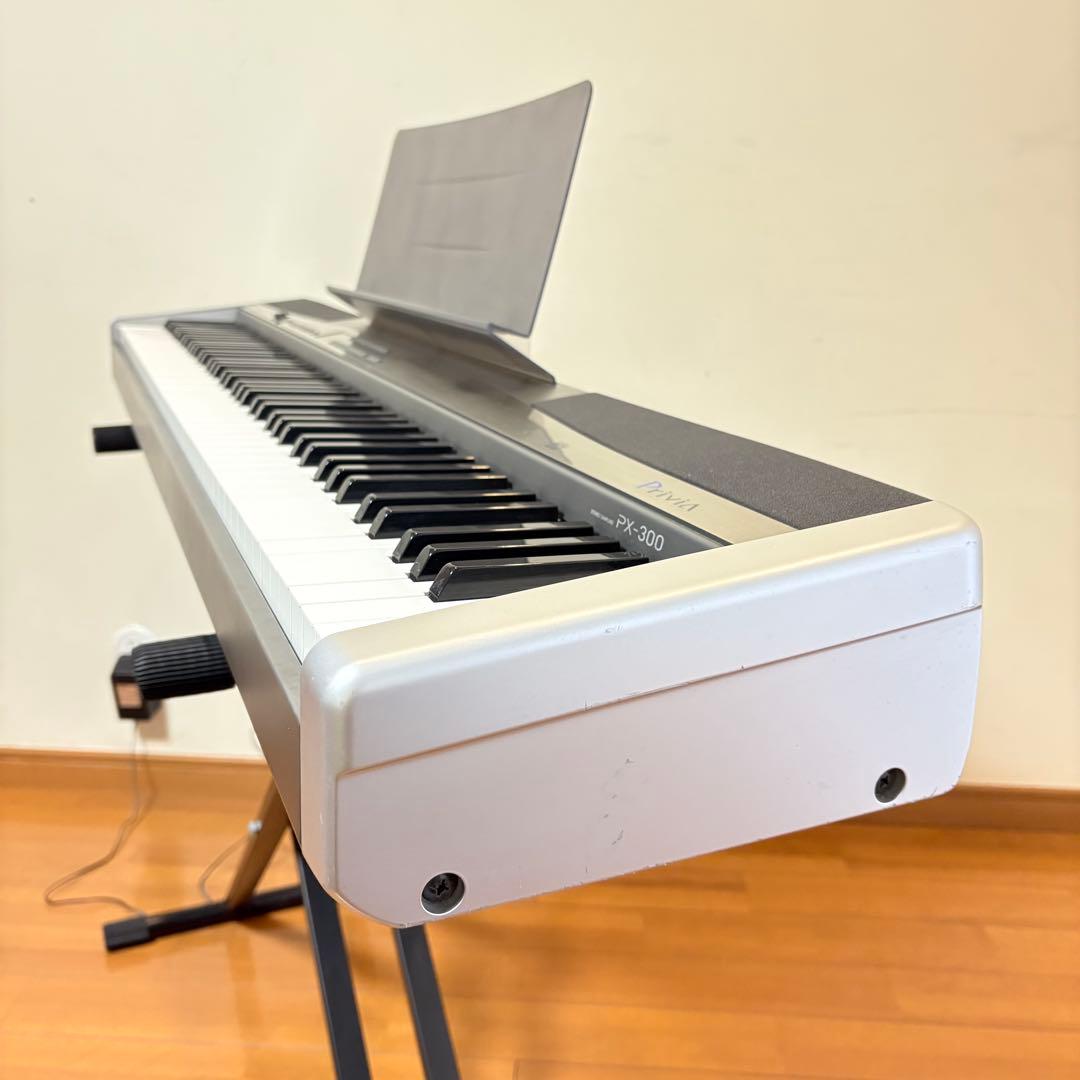 【美品・動作良好】CASIO 電子ピアノ Privia PX-300 付属品多数