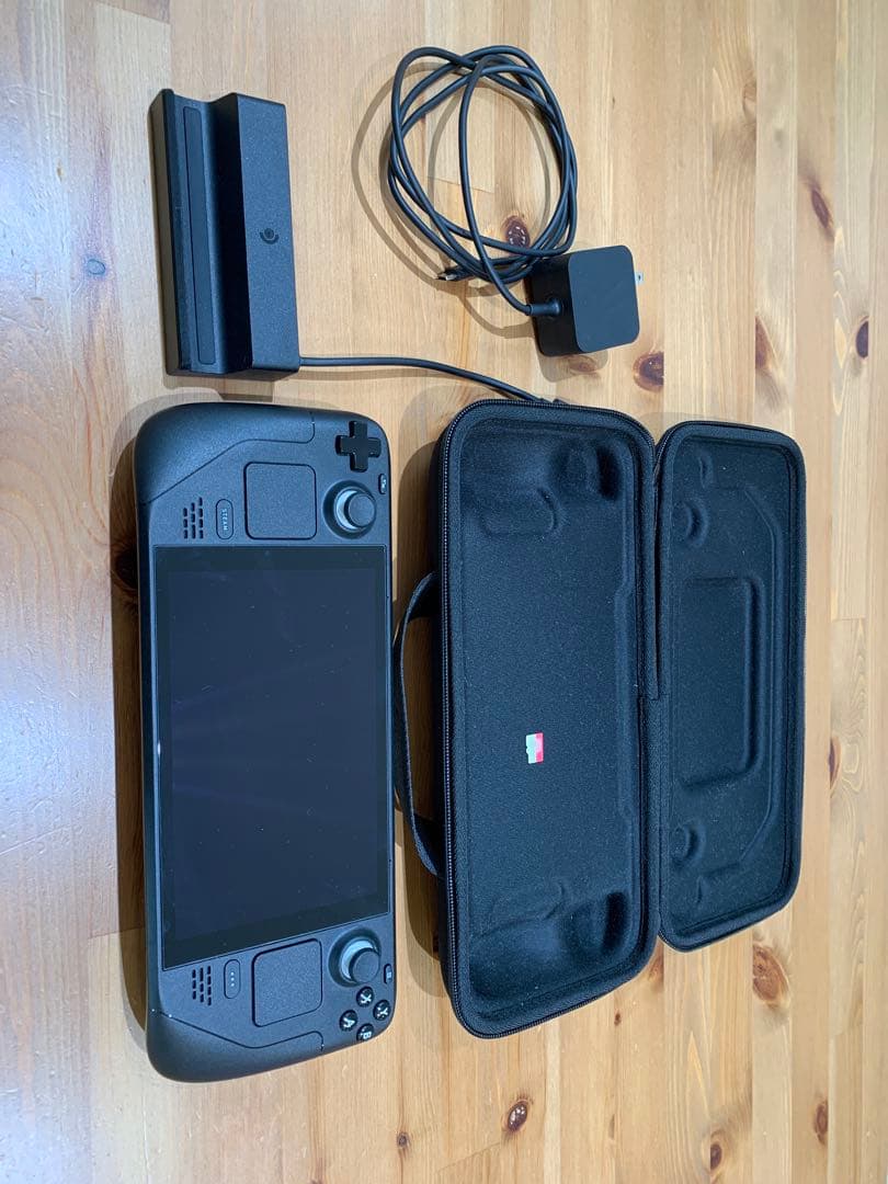 steam deck 64GB(保護フィルム、256GBカード、純正ドッグ付き)