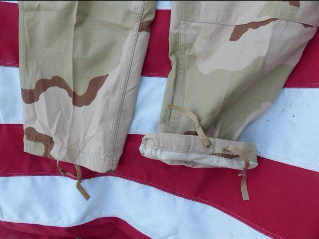 デッド! 米軍実物 デザート３カラーＢＤＵパンツ L-R リップストップ