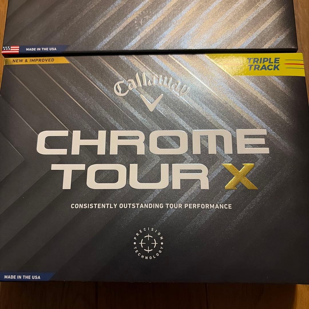 Callaway Chrome Tour X ゴルフボール 2箱セット　NEW