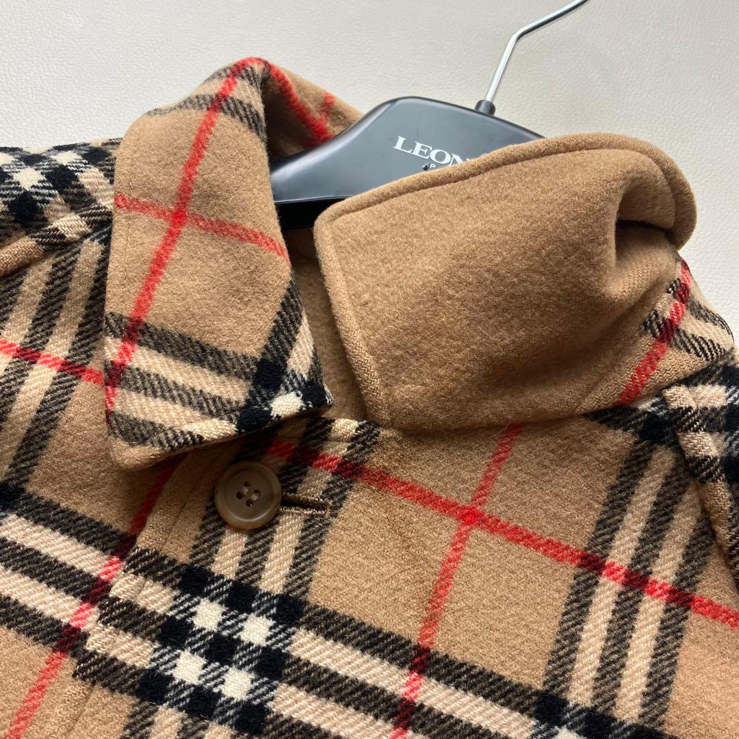 Burberrys バーバリーズ ノバチェック リバーシブル コート ウール