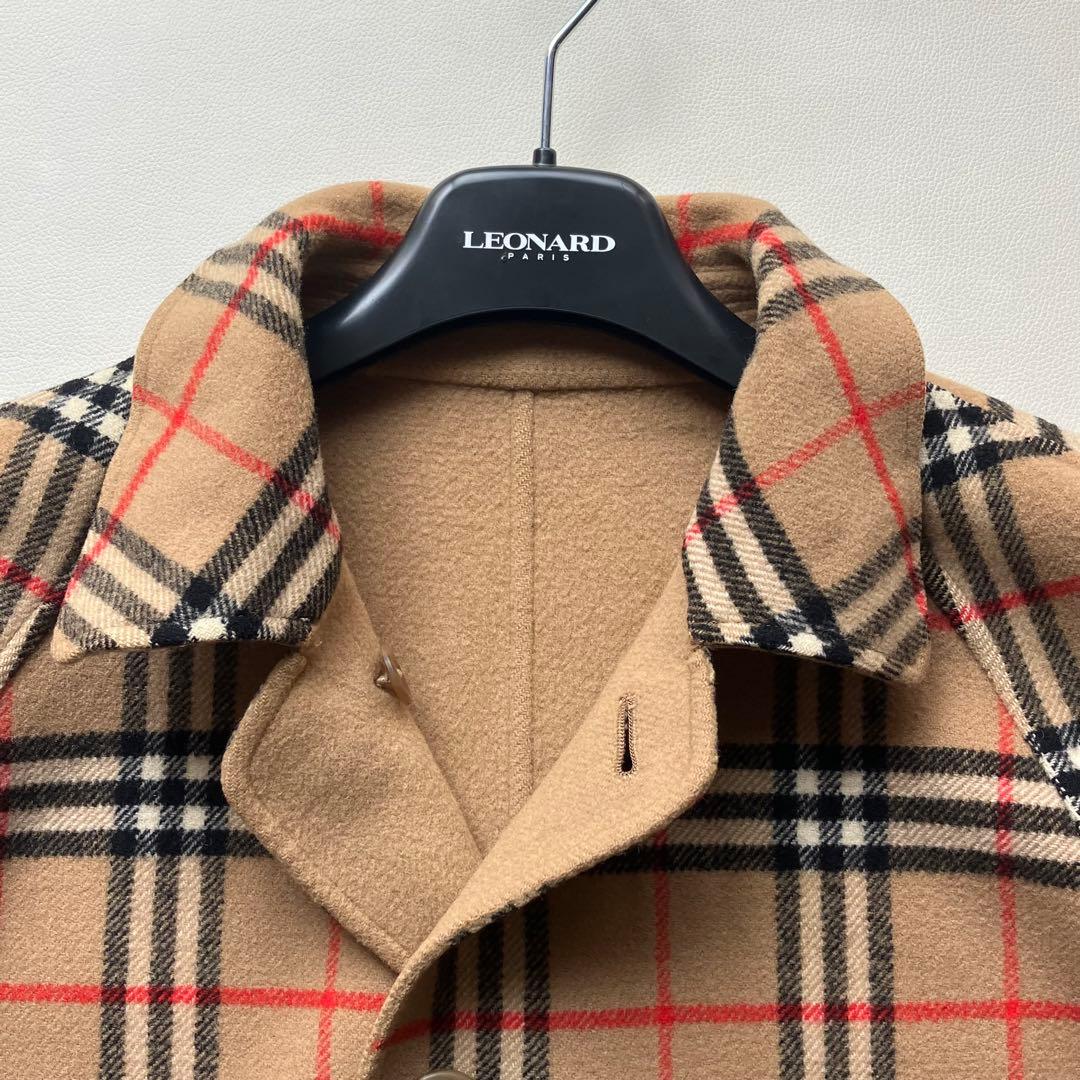 Burberrys バーバリーズ ノバチェック リバーシブル コート ウール