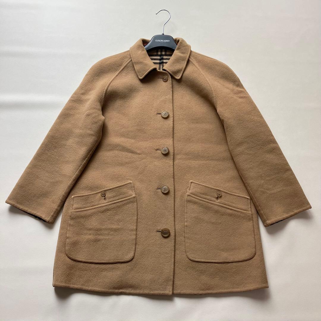 Burberrys バーバリーズ ノバチェック リバーシブル コート ウール