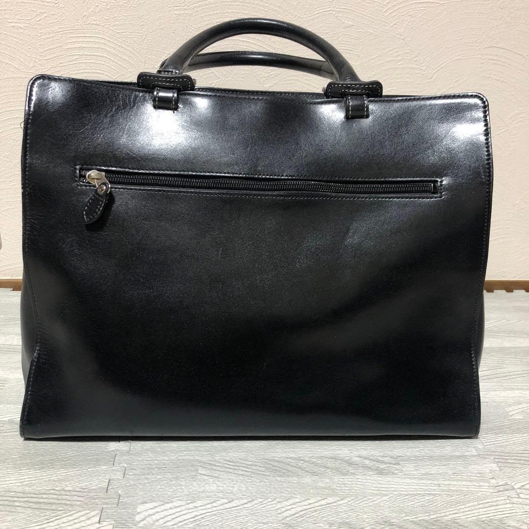 黒 レザー ビジネスバッグ　Dakota