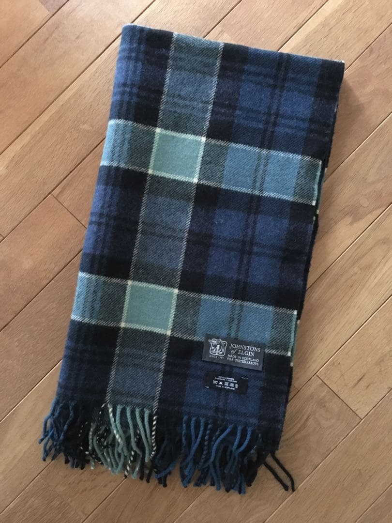 united arrows別注JOHNSTONS カシミア マフラー