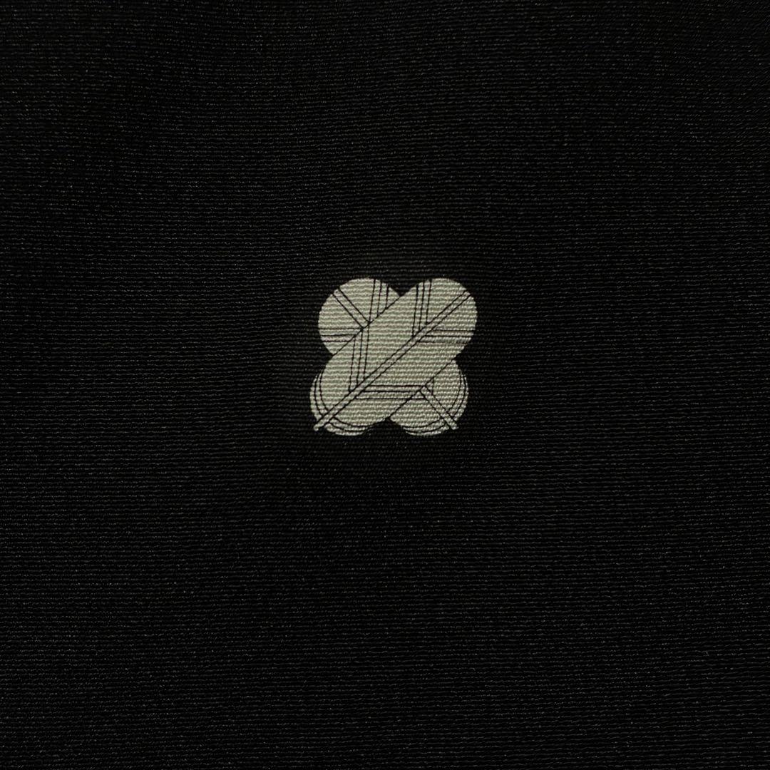 D6 黒留袖 総刺繍 蘇州刺繍 花模様 正絹 着物 袷 美品