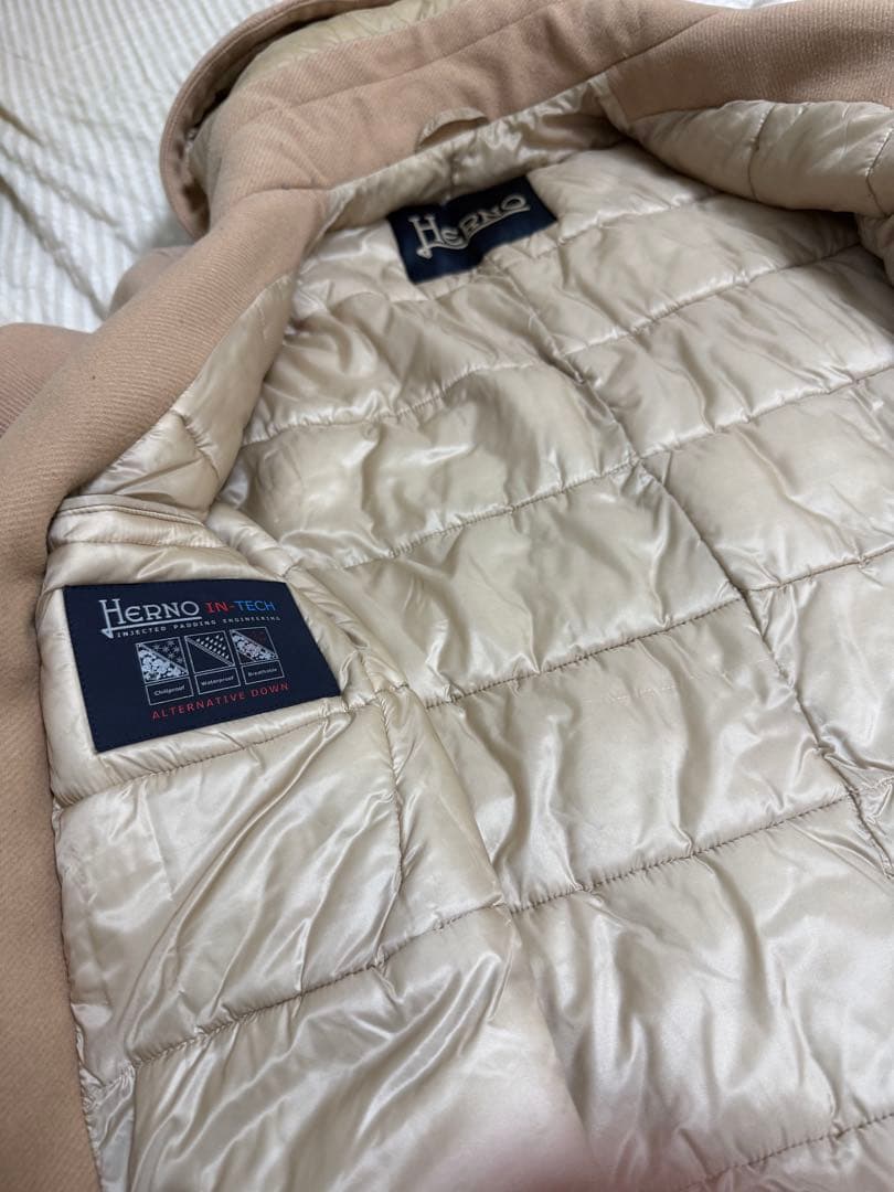 herno ヘルノ チャコールダウンコート 48 中古品