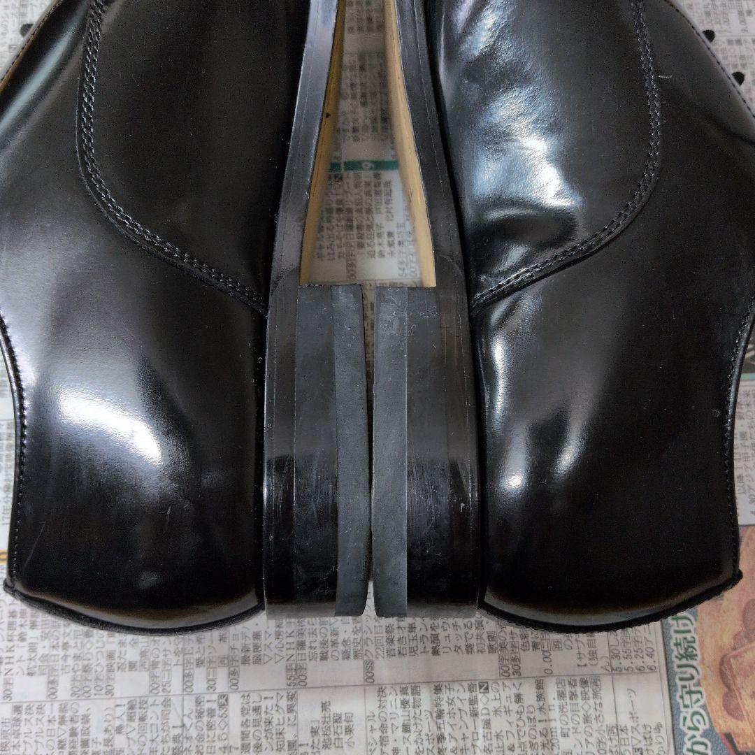 パ*二様 REGAL　革靴　メンズ　ストレートチップ　黒　サイズ27cm