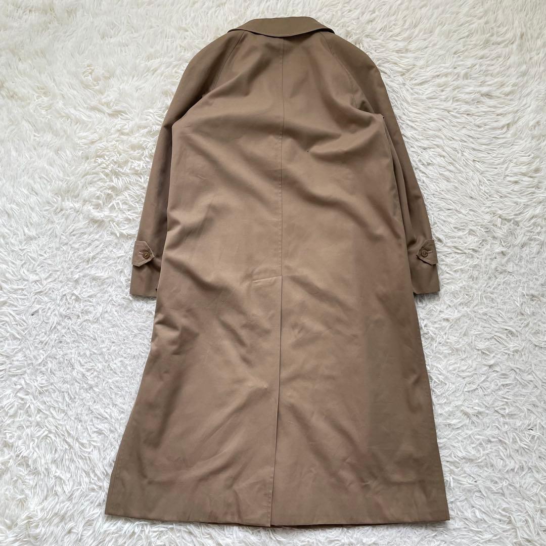 極美品 バーバリー ステンカラーコート ハニーベージュ ノバチェック ライナー