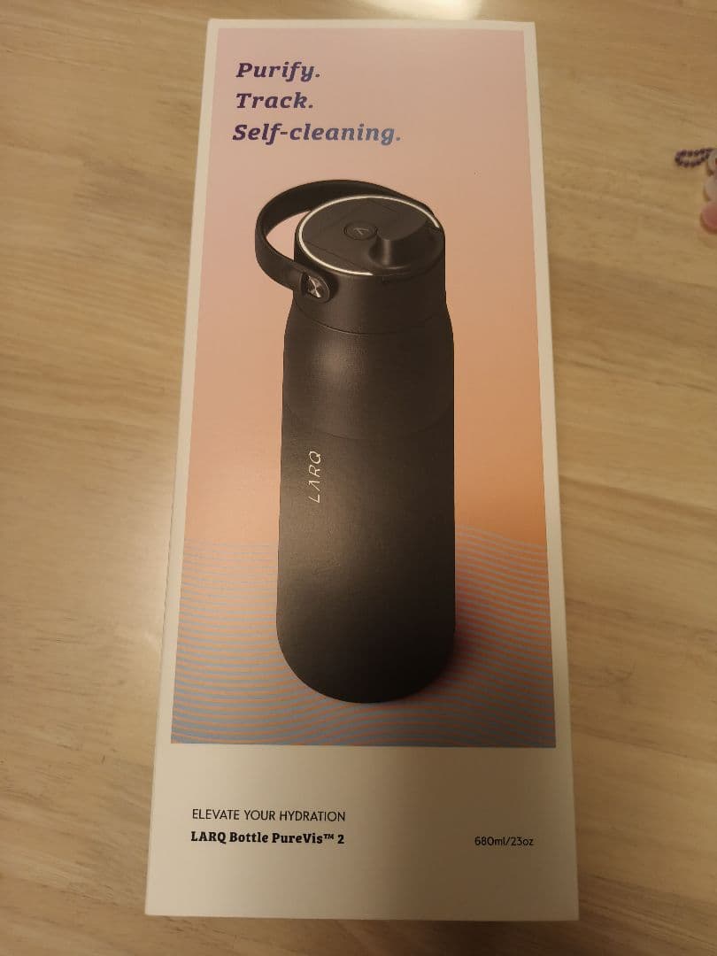 h*u様 LARQ Bottle PureVis 2 Black 680ml