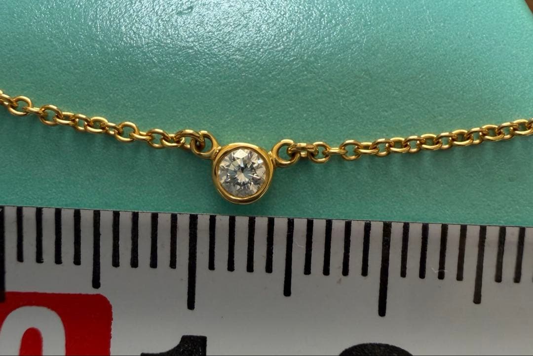 Tiffany & Co. バイザヤード　18K ゴールドダイヤモンドネックレス