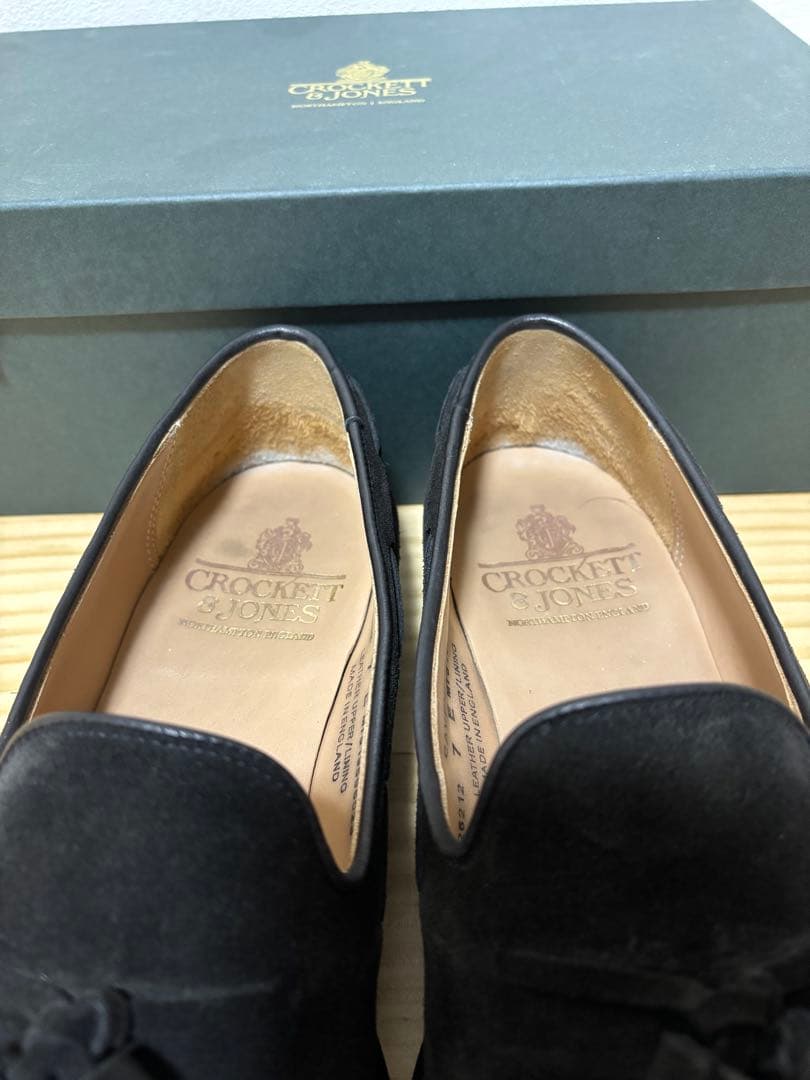 m*o様 クロケット＆ジョーンズキャベンディッシュ3 スエード 純正シューツリー