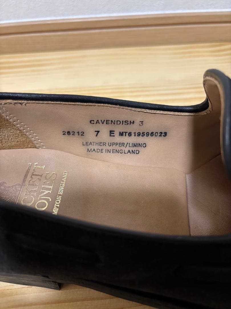 m*o様 クロケット＆ジョーンズキャベンディッシュ3 スエード 純正シューツリー