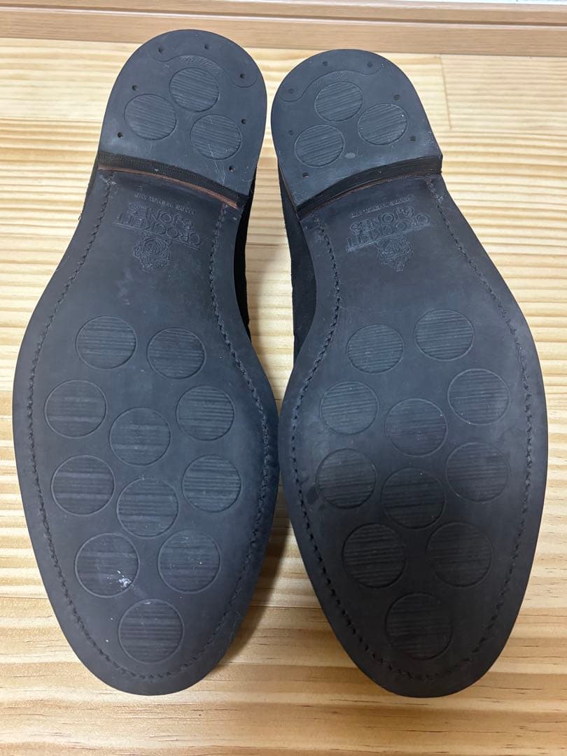 m*o様 クロケット＆ジョーンズキャベンディッシュ3 スエード 純正シューツリー