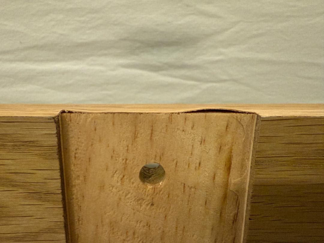 無印良品 ベッドフレーム オーク材 セミダブル ヘッドボード・脚セット 美品