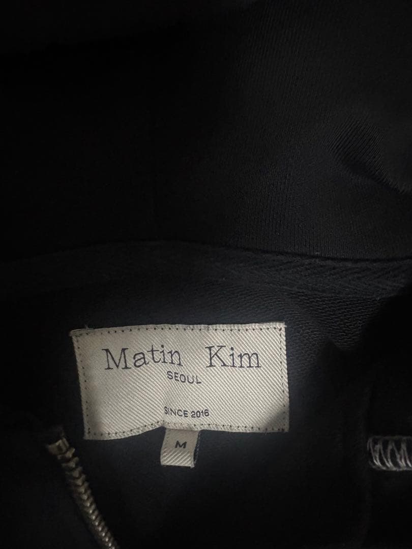 Matin Kim パーカー　ブラック　レディース