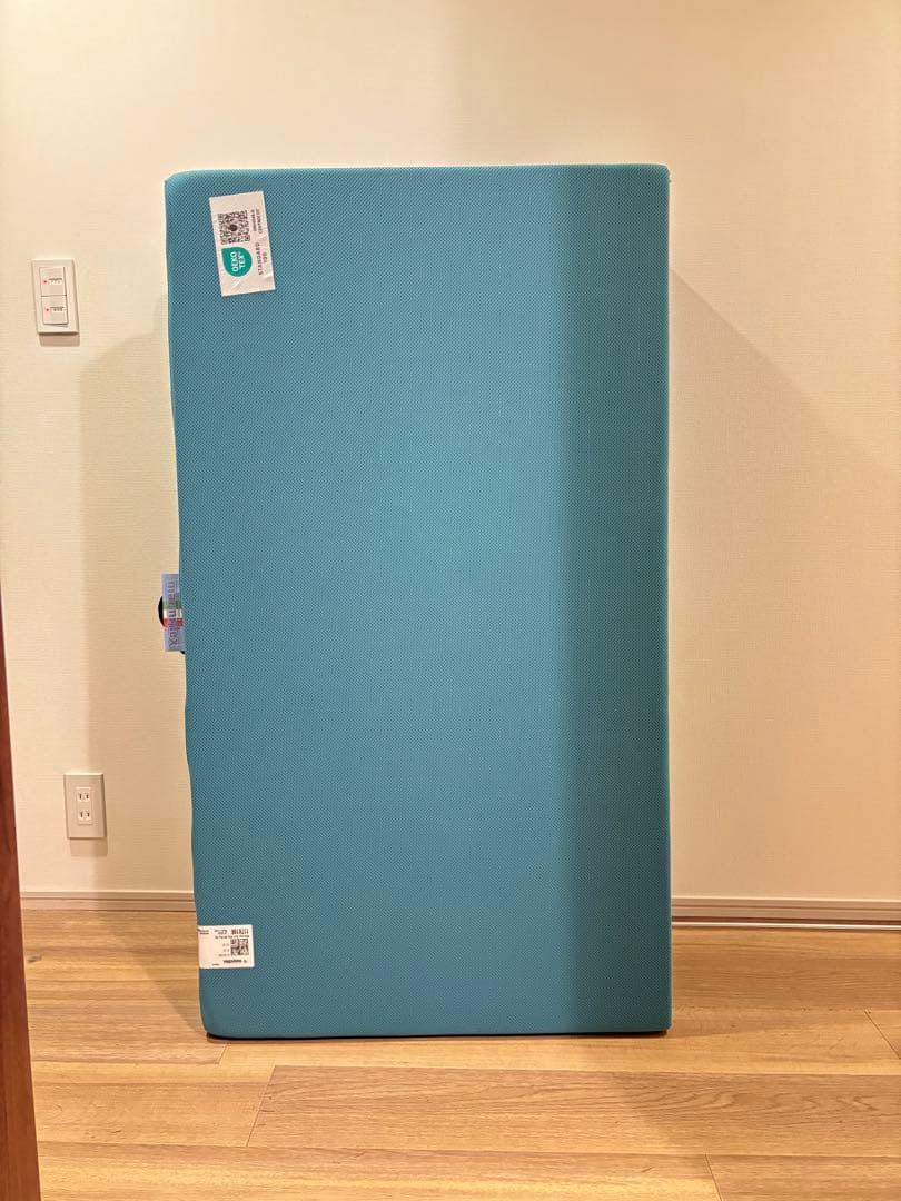 マニフレックス 三つ折りマットレス セミダブル ミッドブルー メッシュウィング