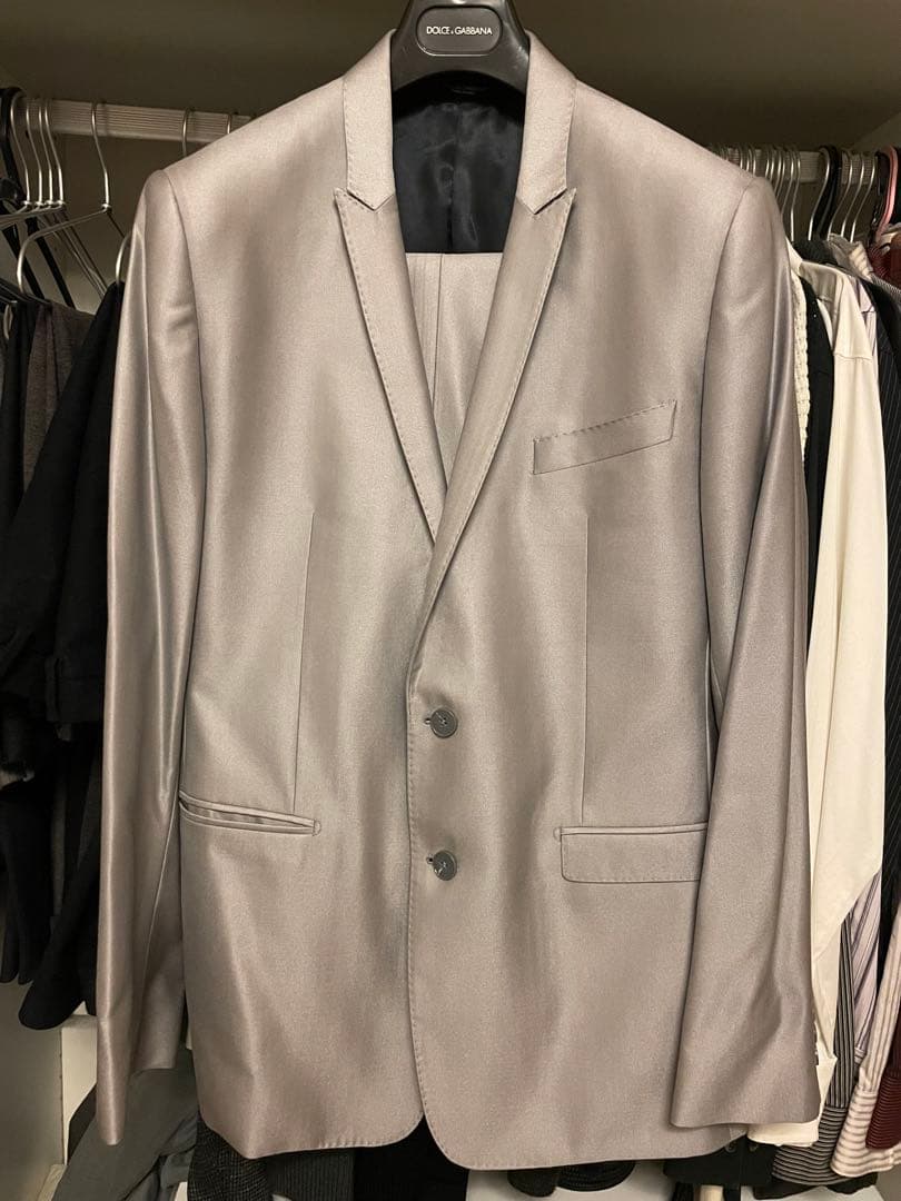 DOLCE&GABBANA スーツ セット　タキシード？　シルバー　グレー