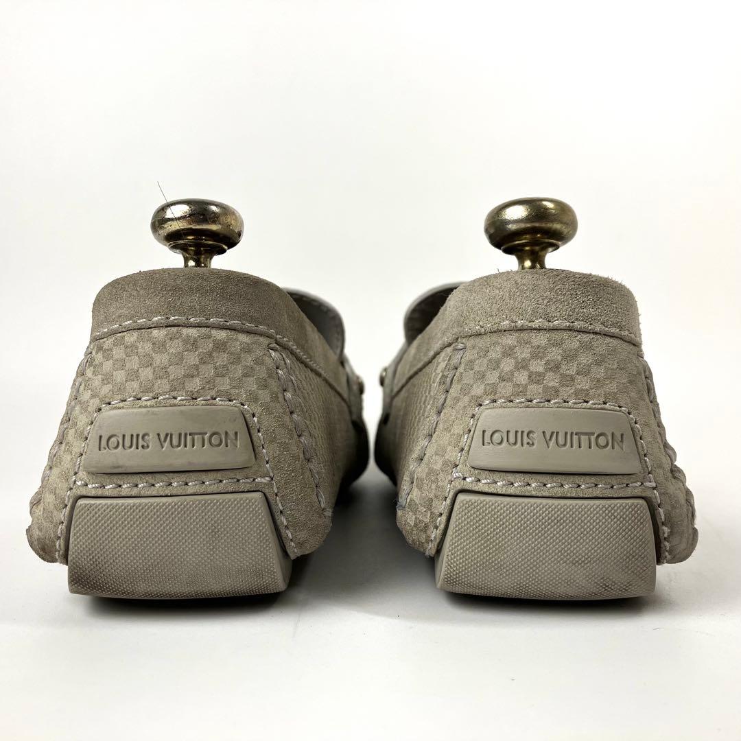 ルイヴィトン　モンテカルロ　ドライビングシューズ　LVロゴ ダミエ柄　27cm