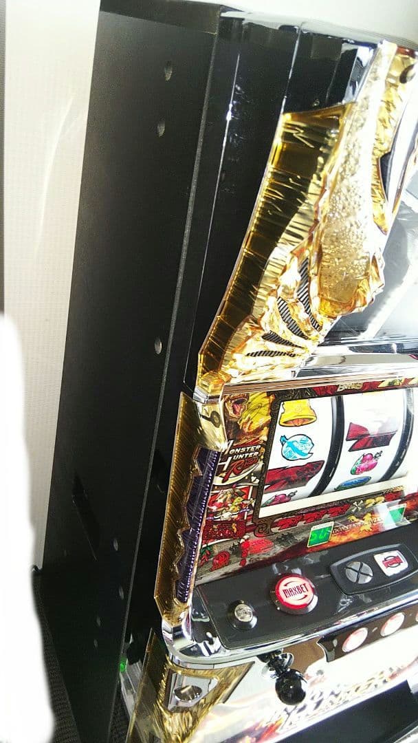 パチスロ実機 モンスターハンター 白ロム リールLED仕様