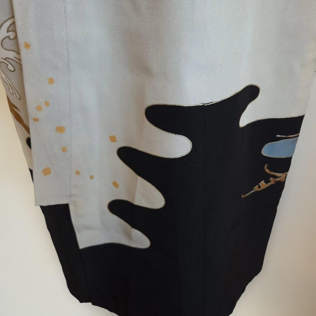 メル96656　No29　正絹　男の子お祝い着物　長襦袢付き　産着　七五三