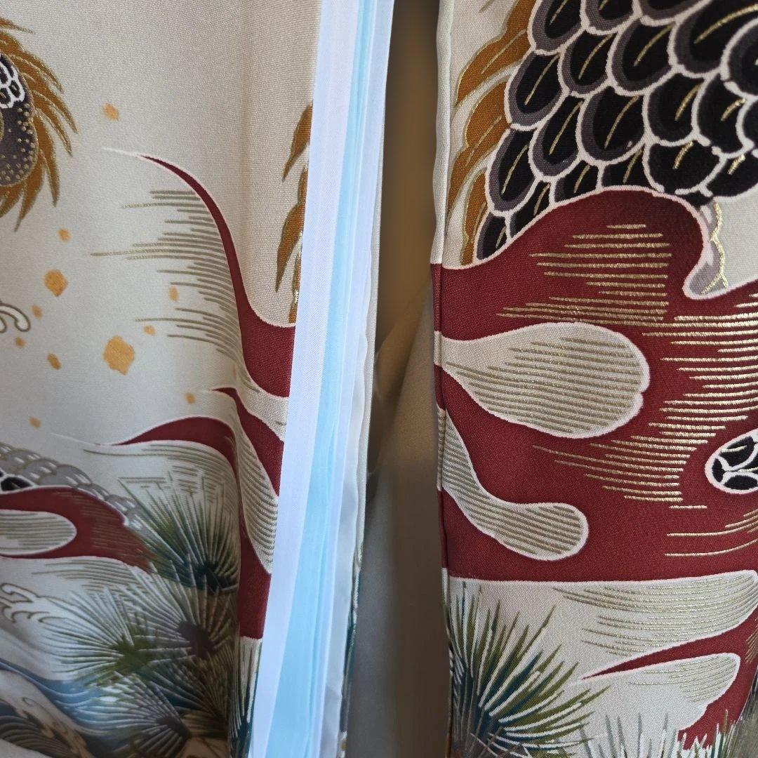 メル96656　No29　正絹　男の子お祝い着物　長襦袢付き　産着　七五三