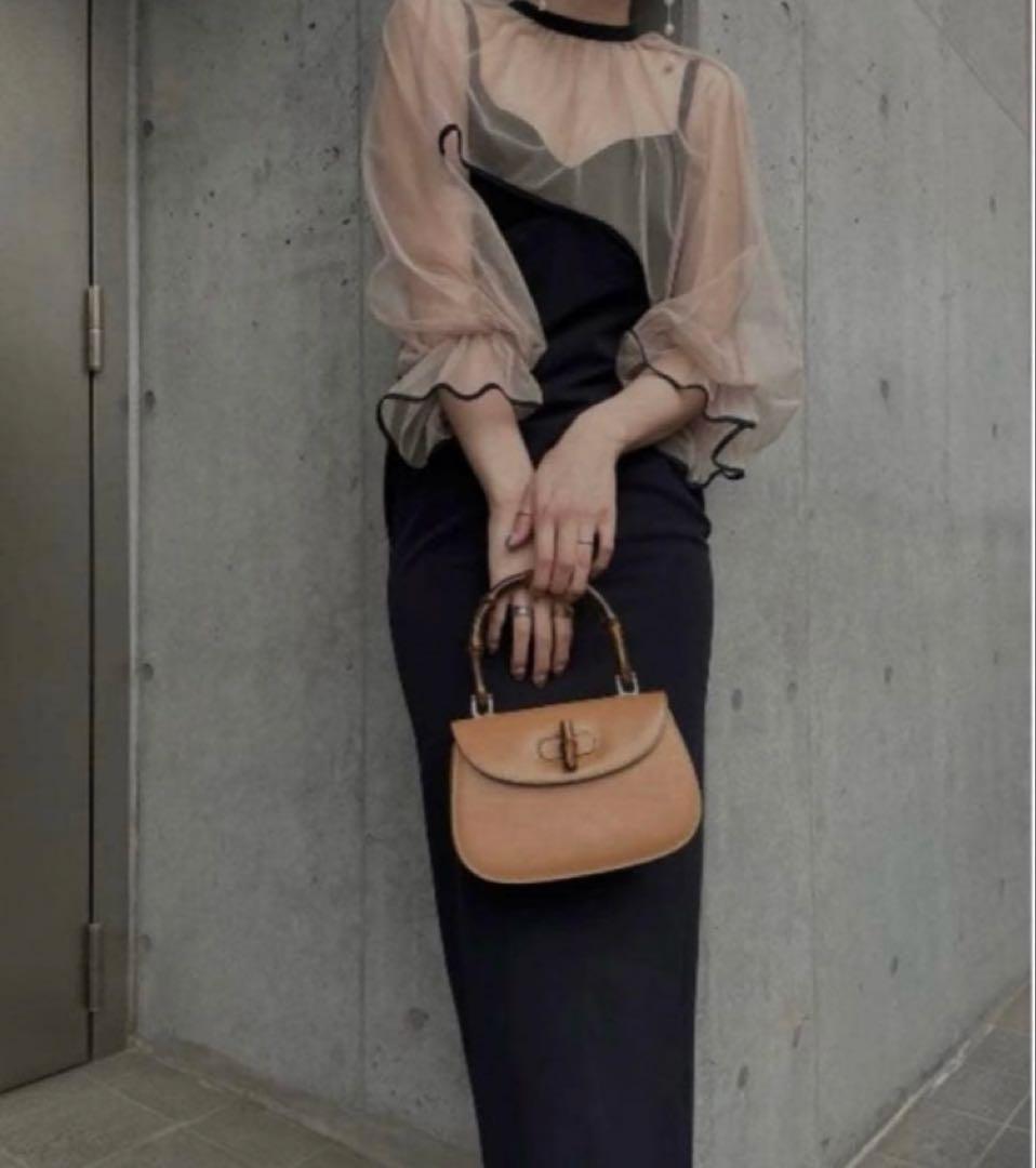 【新品 未使用 タグ付き】MANY WAY AIRY VEIL DRESS M