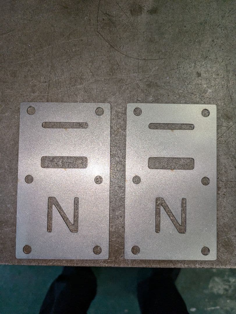 N-VAN インナーメッシュパネル　左右セット　 板厚1.4ミリ 無塗装品