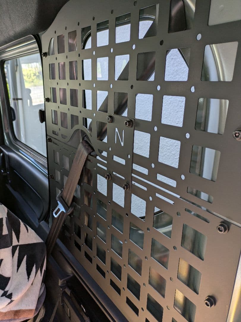 N-VAN インナーメッシュパネル　左右セット　 板厚1.4ミリ 無塗装品