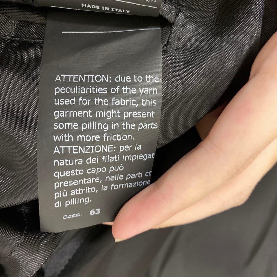 hevo チェック柄 ダブルブレストコート