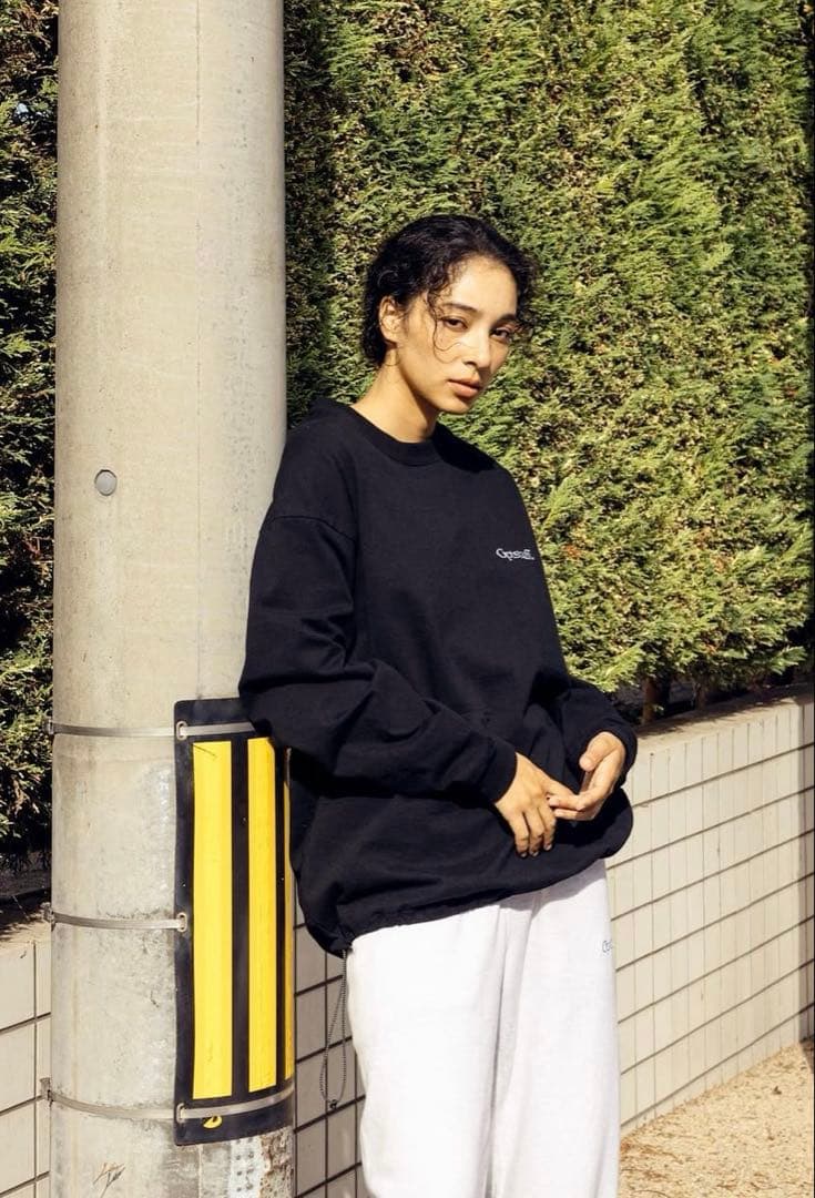 トップス OPTSTUFF DREWSTRING LONG SLEEVE T-SHIRT