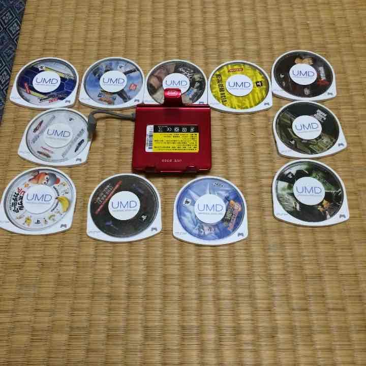 PSPと充電器とソフト