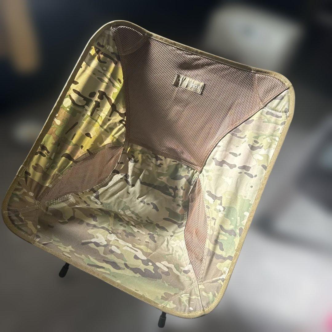 Helinox 迷彩柄 アウトドアチェア　美品