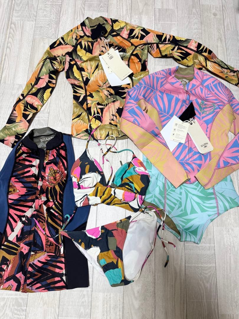 Billabong ウェットスーツ,ビキニ4点セット