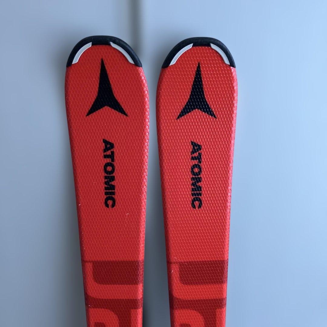 ATOMIC スキー赤140cm ブーツ黒25cm 4点セット